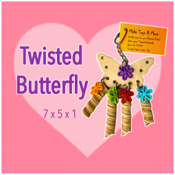Twisted Butterfly! Maka Toy for Small to Medium Birds